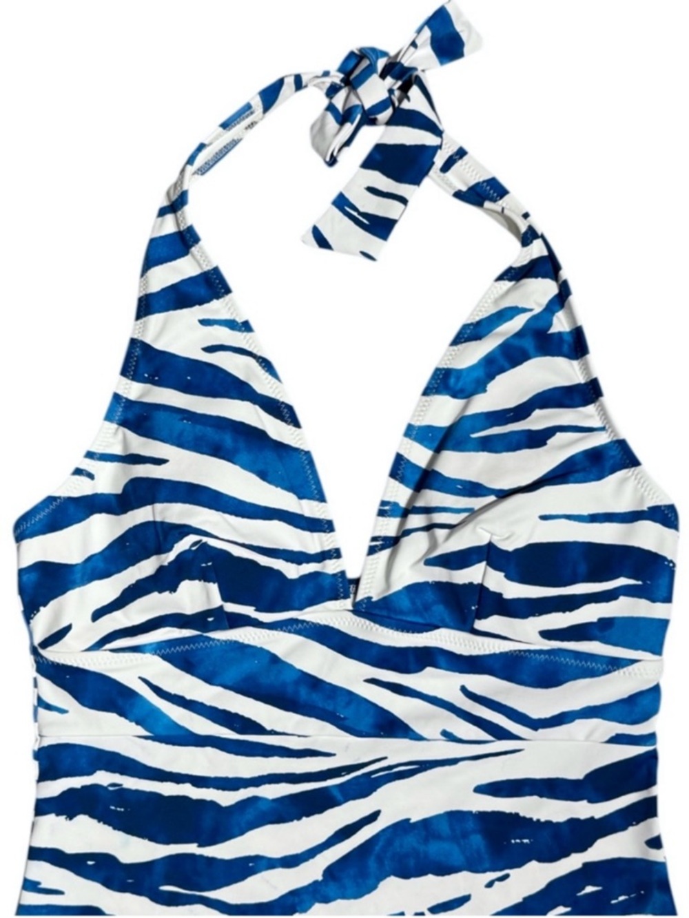Tommy Bahama Palm Modern Zanzebra Tankini Top - Picture 5 of 9
